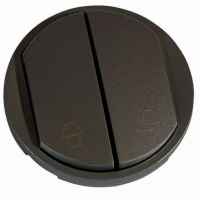 Klawisz podwójny z symbolem lampki nocnej grafitowy, Celiane | 067964 Legrand