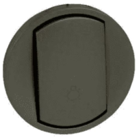 Klawisz pojedynczy z symbolem lampki, grafitowy, Celiane | 067962 Legrand