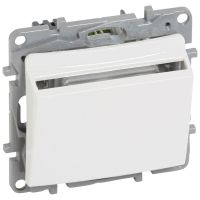 Łącznik hotelowy biały Niloe | 664793 Legrand