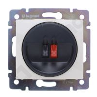 Gniazdo głośnikowe pojedyncze, kremowe, Valena | 774123 Legrand