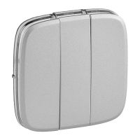 Klawisz potrójny, aluminium, Valena Allure | 755037 Legrand