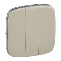 Klawisze łącznika potrójnego, kremowe, Valena Allure | 755036 Legrand