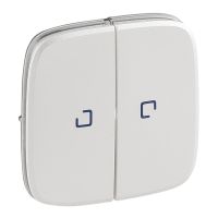 Klawisze wyłącznika podwójnego podświetlanego, perłowe, Valena Allure | 755229 Legrand