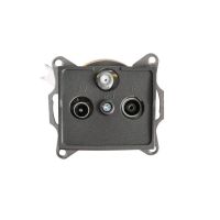 Gniazdo R-TV-SAT końcowe LOGI 02-1350-041, grafit | 25280 Kanlux