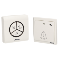 Dzwonek bezprzewodowy 230V~ bezbateryjny przycisk z learning system SMARTEK AC | OR-DB-LT-126 Orno