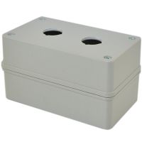 Kaseta sterownicza KP2, otwory fi22mm, szara | W0-KASETA KP2AP22 SZARA Promet