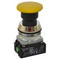 Przycisk sterowniczy z guzikiem dłoniowym NEF30-UD2X, pod otwór Fi-30mm, styki 2NO, żółty | W0-NEF30-UD 2X G Promet