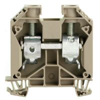 Złączka szynowa przelotowa, WDU 35, śrubowa, ciemnobeżowa | 1020500000 Weidmuller