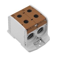 Złączka szynowa przelotowa WPD 233 2X300/2X300 BN | 2502930000 Weidmuller