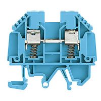 Złączka szynowa przelotowa WDU 4 SL/EN BL | 2572820000 Weidmuller