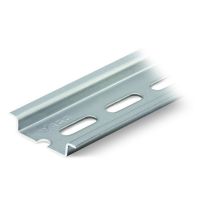 Szyna montażowa perforowana, stal, 35x7mm, grubość 1mm, otwór 18mm, rozstaw 25mm (2m) | 210-115 Wago