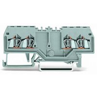 Złączka przelotowa podwójna 1,5mm2, szara | 279-826 Wago