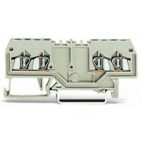 Złączka przelotowa podwójna 1,5mm2, jasnoszary | 279-995 Wago