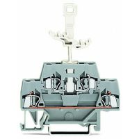 Złączka 2-piętrowa szary/szary | 280-521 Wago