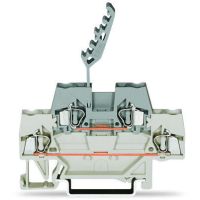 Złączka 2-piętrowa przelotowa/przelotowa, jasnoszary/szary | 280-541 Wago