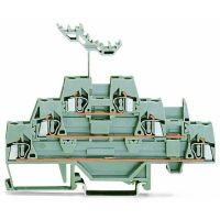 Złączka 3-piętrowa, przelotowa/przelotowa/przelotowa, szara | 280-549 Wago