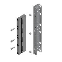 Wspornik z nośnikiem BBS 4-bieg. do szyn o rozstawie 60 mm, montaż szyn w poziomie, mocowany bezpośr | 001341803 Eti