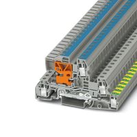 Złącze instalacyjne do przewodów ochronnych, zielono-żółte UTI 6-PE/L/NT | 3076039 Phoenix Contact