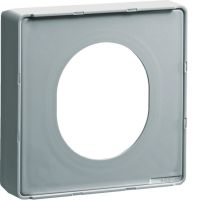 Maskownica do puszek gniazd CEE DA200 PC/ABS alu, tehalit.WA | G3375LAN Hager