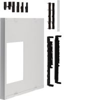 Podzespół rozstaw 60mm 3-pol. 8xNH00 listwowe 600x500mm odpływ góra, Univers N | UE42B8N Hager