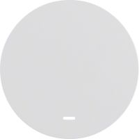 Klawisz z przezroczystą soczewką do łącznika klawiszowego pojedynczego, biały, połysk, R.1/R.3 | 16212089 Hager