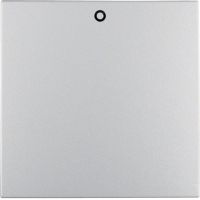 Klawisz z nadrukiem "0", do łącznika 2- i 3-biegunowego, alu, mat, B.Kwadrat/B.7 | 16221404 Hager