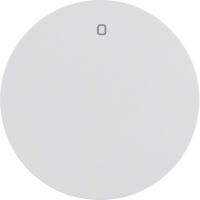 Klawisz z nadrukiem "0" do łącznika klawiszowego pojedynczego, biały, połysk, R.1/R.3 | 16222089 Hager