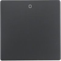 Klawisz z nadrukiem "0" do łącznika 1-klawiszowego, antracyt, aksamit, Q.x | 16226086 Hager