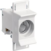 Gniazdo bezpiecznikowe ceramiczne D02/1 E18 1P 3278VR 63A 400VAC TS35 zaciski śrubowe M5 25mm2 | LD02K63-1KS Hager