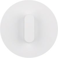 Płytka czołowa z pokrętłem do łącznika obrotowego, biały, połysk, R.classic | 1001208900 Hager