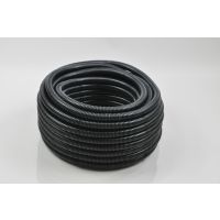 Rura giętka karbowana bezhalogenowa PA 25/21 (RKLGHF ) 320N z pilotem czarna (25m) | 03.9A Elektroplast Stróża