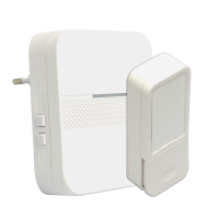 Dzwonek brezprzewodowy kinetyczny 230VAC IP44 100m 16-music | BELLW5-1V1 Tracon