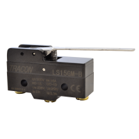 Wyłącznik krańcowy, z dźwignią sprężynową 1×CO, 15A/250V AC, 49mm, IP00 | LS15GM-B Tracon