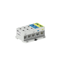 Zacisk uniwersalny,złączkaOTL95-5x szary-niebieski-żółto-zielony5x1xAl/Cu 6-95mm2 1000VAC/1500VDC | MAA5095A10 Morek