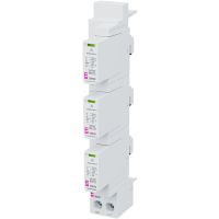 Ogranicznik przepięć, na szyny prądowe 60 mm, TT/TNS, ETITEC M60 T23 300/20 3+1, typ T2+T3 (C+D) | 002440856 Eti