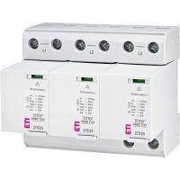 Ogranicznik przepięć, bezpiecznik, TN-C, ETITEC GSMF T123 275/25 3+0 RC, typ T1+T2+T3 (B+C+D) | 002440781 Eti