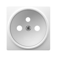 Pokrywa gniazda pojedynczego z uziemieniem PGP-1UZ/00 seria Aria (elementy) BIAŁY | PGP-1UZ/00 Ospel