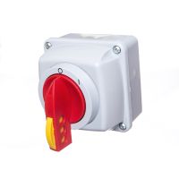 Łącznik krzywkowy włącz-wyłącz 0-I na kłódkę IP65 ŁUK E16-13/5 | 951683 Elektromet