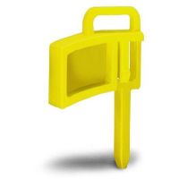 Blokada połączenia do łącznika uchylnego, żółta | 282-370 Wago