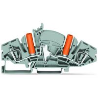 Złączka 2-przewodowa 6 mm2 przelotowa, szara | 282-841 Wago