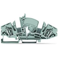 Złączka 2-przewodowa 6 mm2 przelotowa, szara | 282-841/049-000 Wago