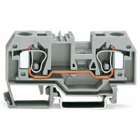 Złączka 2-przewodowa 10mm2 przelotowa, jasnoszary | 284-992 Wago