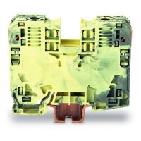 Złączka 2-przewodowa 35mm2, ciemnoszary-żółty | 285-131 Wago