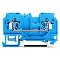 Złączka 2-przewodowa 4mm2 przelotowa, niebieski | 880-904/999-940 Wago