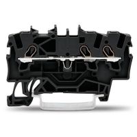 Złączka 3-przewodowa przelotowa 1,5mm2, czarny | 2001-1305 Wago