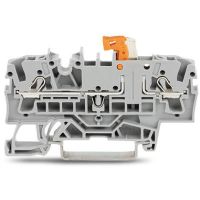 Złączka 2-przewodowa rozłączalno-pomiarowa 2,5mm2, szara TOPJOBS | 2002-1671 Wago