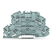 Złączka bazowa dwupiętrowa, szara DST Basis | 2002-2661 Wago