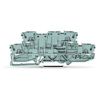 Złączka rozłączalna dwupiętrowa podwójna, szara | 2002-2941 Wago