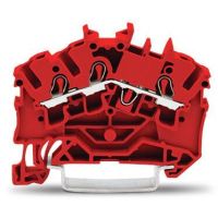 Złączka 3-przewodowa przelotowa 2,5mm2, czerwona | 2002-6303 Wago