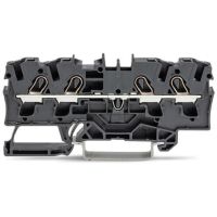 Złączka przelotowa 4-przewodowa 4mm2, czarny | 2004-1405 Wago